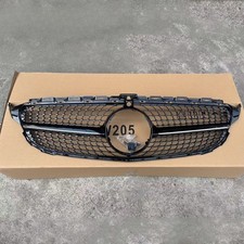 Grelha frontal para 2015-2021 Mercedes Benz W205 C180 C350 C250 C300 C200 grade comprar usado  Enviando para Brazil