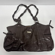 Bolsa de ombro vintage Alfred Dunner cravejada boho couro marrom sintético comprar usado  Enviando para Brazil