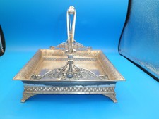 Aurora silver company # 1852 cesta de noivas bolo prato de prata comprar usado  Enviando para Brazil