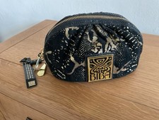 Black gold leather for sale  LONDON