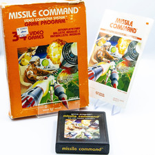 Missile Command Atari 2600 | Caixa de cartucho manual na caixa | Testado e funcionando, usado comprar usado  Enviando para Brazil