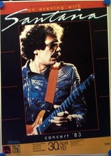 Konzertplakat santana . gebraucht kaufen  Essen