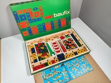 Usado, Vintage Baufix Holzbaukasten 60er Jahre – gut gefüllt, mit Anleitung, OVP comprar usado  Enviando para Brazil