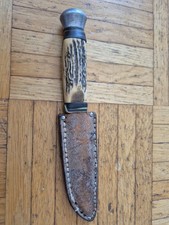 Antikes jagdmesser horngriff gebraucht kaufen  Ginsheim-Gustavsburg
