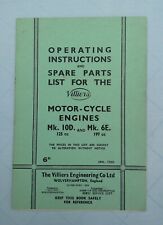 Villiers motorcycle engines for sale  SOUTHWELL