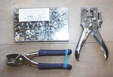 Druckknöpfe set loch gebraucht kaufen  Poing