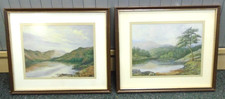 Pair framed lake for sale  MIRFIELD