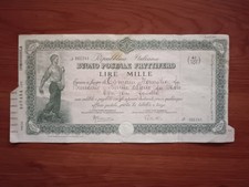 Buono fruttifero postale usato  Messina