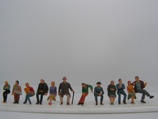 Personnages assis preiser d'occasion Personnages assis preiser d'occasion  Drancy