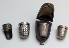 Antique silver thimbles for sale  VERWOOD