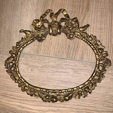 Antique brass portrait for sale  NORWICH