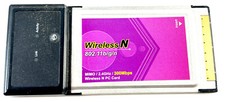 MIMO 2.4GHz 802.11g Wireless-N Notebook Laptop CardBus PC Placa Adaptador 300Mbps, usado comprar usado  Enviando para Brazil