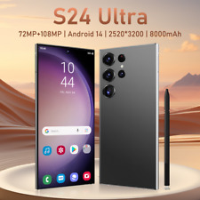 Nowy smartfon S24 Ultra 7,3" Android 13 Telefony komórkowe Dual SIM Fabryka odblokowany na sprzedaż  Wysyłka do Poland