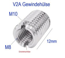 V2a gewindehülse adapter gebraucht kaufen  Reutlingen