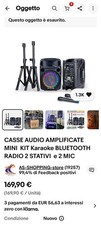 Casse audio amplificate usato  Balestrate