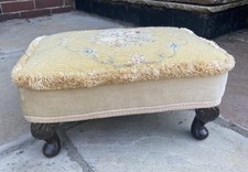 Vintage small footstool for sale  OLDHAM