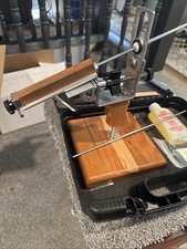 Sistema de afiador de facas KME Precision com 4 fitas de diamante Gold Series com base comprar usado  Enviando para Brazil
