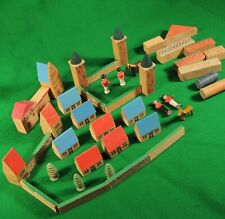 Vintage wooden village for sale  COLCHESTER