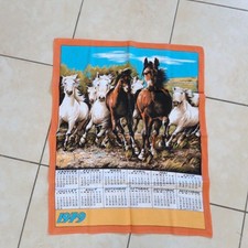 Torchon calendrier collectionn d'occasion  Bruyères-et-Montbérault