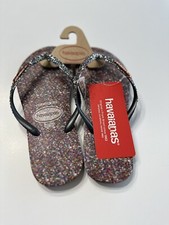 Usado, Chinelos femininos Havaianas glitter carnaval novo com etiquetas tamanho EUA 6 EUR 37/38 35-36 comprar usado  Enviando para Brazil