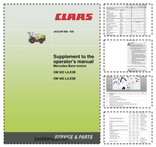 Claas Jaguar 980 930 Sieczkarnia Mercedes Benz Tier 4 Suplement silnika ... na sprzedaż  PL