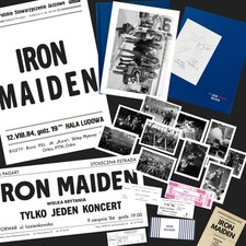 book Iron Maiden - Iron Curtain. Poland 1984 + BOOK IN ENGLISH na sprzedaż  PL