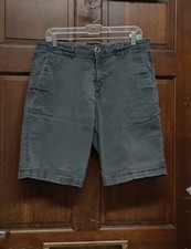 Bermuda Billabong Chino cinza escuro frente plana casual ao ar livre masculina tamanho 34 comprar usado  Enviando para Brazil