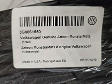 Tapete de assoalho de borracha preto genuíno fabricante de equipamento original VW 3G8-061-550 2019-2023 Arteon, usado comprar usado  Enviando para Brazil