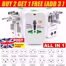 Travel adapter worldwide for sale  DUNSTABLE