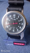 Relógio de pulso masculino Working Timex Indiglo Weekender náilon preto T2N647 comprar usado  Enviando para Brazil