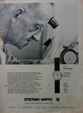 Publicité montre eterna d'occasion  Montluçon