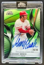 Banco Johnny preto cromado 2025 Topps refrator verde automático #29/99 vermelho comprar usado  Enviando para Brazil