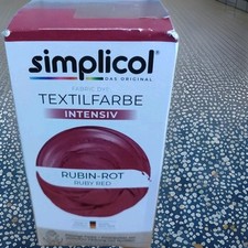 Simplicol textilfarbe rubin gebraucht kaufen  Günzburg