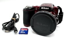 Câmera Digital Nikon Coolpix L830 Vermelha 16MP 34x Zoom com Acessórios - Testada comprar usado  Enviando para Brazil
