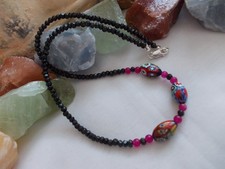 Schwarze spinell kette gebraucht kaufen  Köln