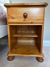 Pine bedside cabinet for sale  NEWPORT
