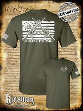 Camiseta I Plead The 2nd Amendment Pro-Gun / Direitos de Arma de Fogo Bandeira Americana 1776 2A comprar usado  Enviando para Brazil