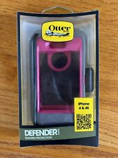 Capa OtterBox DEFENDER Series com coldre para Apple iPhone 4/4s cinza resistente rosa comprar usado  Enviando para Brazil