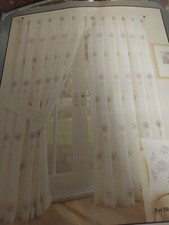 Curtains white flower for sale  NEWCASTLE UPON TYNE