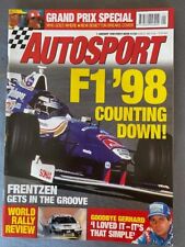 Autosport Magazine 1998 Multi Listing Choose from List Formula 1 BTCC F3000 CART segunda mano  Embacar hacia Mexico