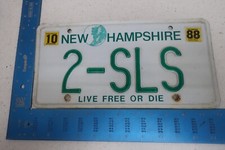 Placa de licença New Hampshire NH etiqueta vaidade 1988 88 Mercedes Benz 2-SLS #1 comprar usado  Enviando para Brazil