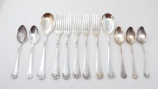 Hammered handle cutlery for sale  Shipping to Ireland