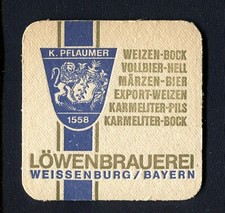 Bierdeckel löwenbrauerei weis gebraucht kaufen  Furth