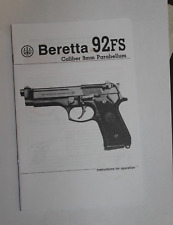 Beretta owners manual d'occasion  Expédié en Belgium