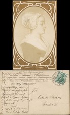 Ansichtskarte frauenporträt g gebraucht kaufen  Ortrand