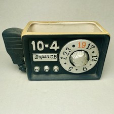 Vintage Cerâmica 10-4 Super CB Rádio Banda Cidadã Suporte para Caneta Plantador Caminhoneiro comprar usado  Enviando para Brazil