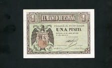 tu_bazar  BILLETE 1 PESETA ABRIL SERIE E 2415789 1938   SC comprar usado  Enviando para Brazil