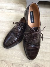 Alligator leather shoes for sale  LONDON