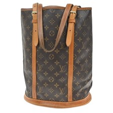 Bolsa tote de ombro LOUIS VUITTON BUCKET GM monograma couro marrom M42236 30YH451 comprar usado  Enviando para Brazil