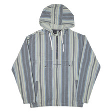 Moletom com capuz masculino listrado azul QUIKSILVER G comprar usado  Enviando para Brazil